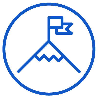 Performance icon representing excellence and commitment