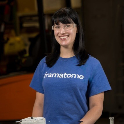 Portrait of Annie Garbulinski, Framatome employee